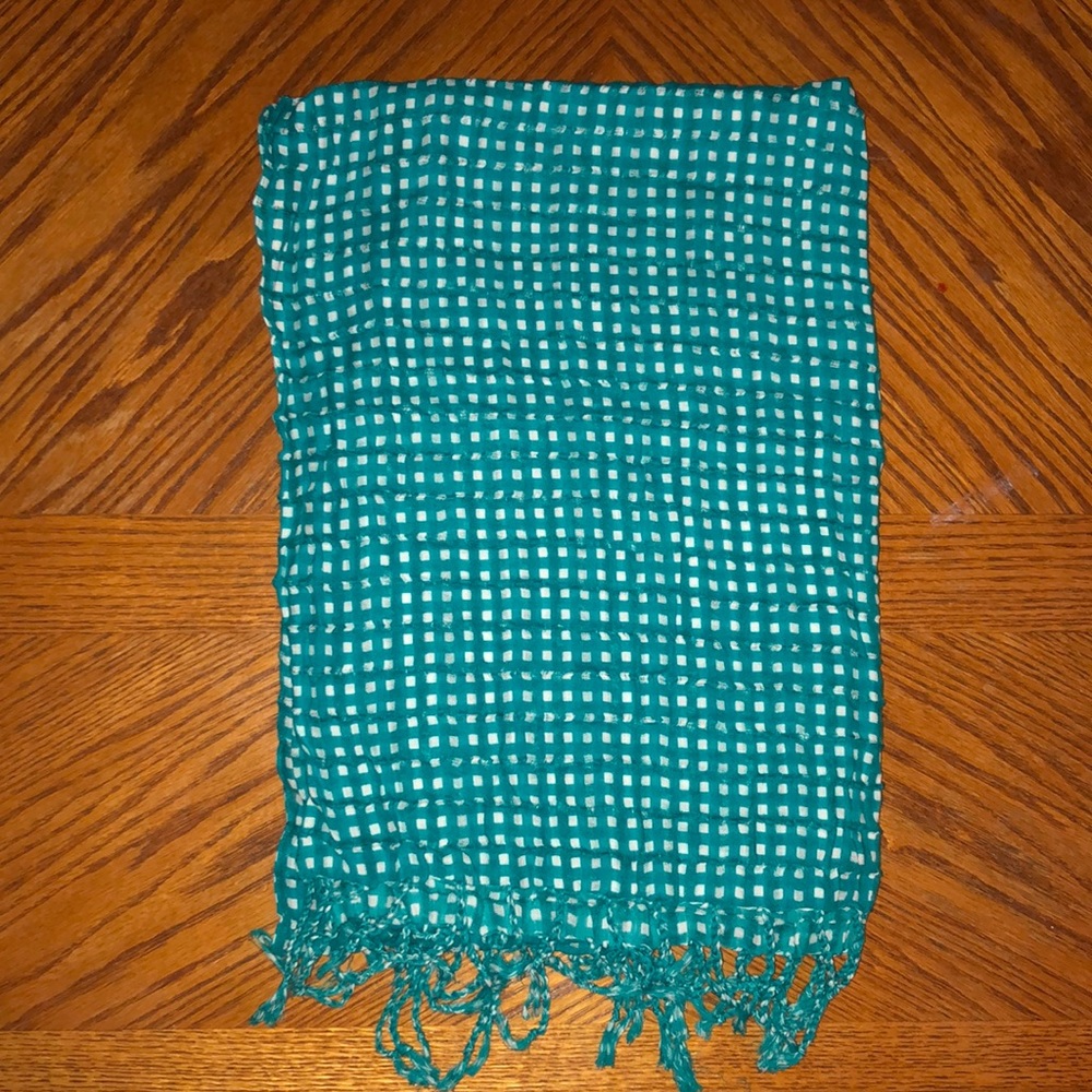 NWOT J. Crew factory gingham scarf